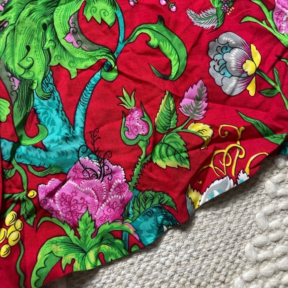 Vintage Clio Woman’s Floral S/S Button Down Top - Picture 3 of 13